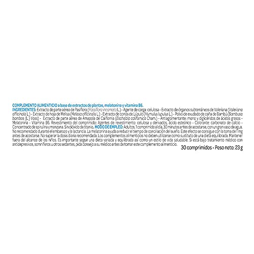 Arkopharma Arkorelax Sueño Reparador, Conciliación del Sueño, Melatonina y Extracto de Plantas, Dormir Bien, Complemento Alimenticio