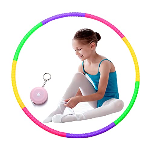 Aros de Hula para niños, Todos Hacen Multicolor Niños pequeños Hula Hoop Desmontable Deportes Niños y niñas para Danza/Gimnasio/Fitness