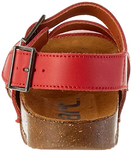 Art I Breathe, Sandalias con Punta Abierta Mujer, Rojo (Red Red), 38 EU