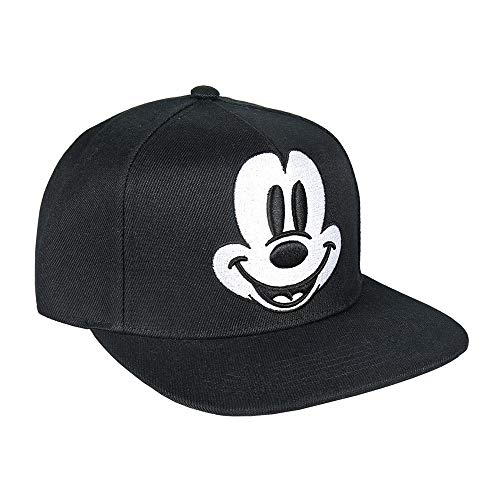 Artesania Cerda Gorra Visera Plana Mickey Black, Negro (Negro Negro), M (Tamaño del Fabricante:59) para Niños