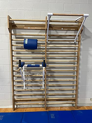 ARTIMEX Barra de traccion Plegable para espaldera - utilizadas en hogares, gimnasios o centros de Fitness para Entrenamiento y Fitness, código 248 (Blanco)