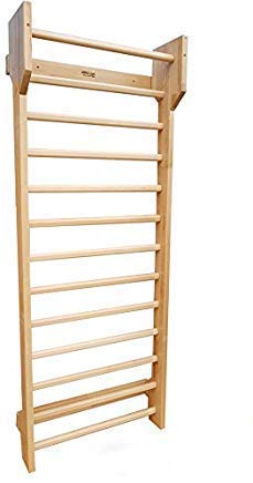 ARTIMEX- Escalera Sueca (Escalera) - Herramienta de Fisioterapia y Gimnasia - Ideal para Ejercicios escoliosis, Artritis y Dolores de Espalda, Madera de Haya, 230x90 cm, código 216-F-Schroth