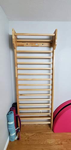 ARTIMEX- Escalera Sueca (Escalera) - Herramienta de Fisioterapia y Gimnasia - Ideal para Ejercicios escoliosis, Artritis y Dolores de Espalda, Madera de Haya, 230x90 cm, código 216-F-Schroth