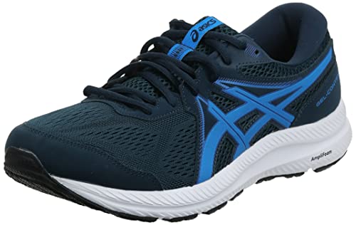 Asics Gel-Contend 7, Zapatillas para Correr Hombre, French Blue/Electric Blue, 41.5 EU