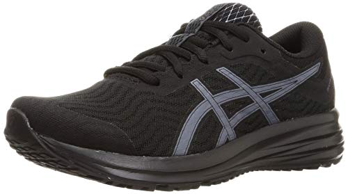 Asics Patriot 12, Zapatos para Correr Mujer, Negro (Black/Carrier Grey), 39 EU