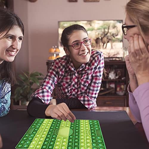 Asotagi Juguete sensorial de la burbuja del juguete, tablero del ajedrez de la burbuja del empuje, juguetes sensoriales del silicón para los niños y los adultos