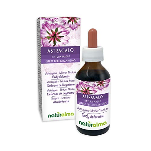 Astrágalo (Astragalus membranaceus) raíces Tintura Madre sin alcohol Naturalma | Extracto líquido gotas 100 ml | Complemento alimenticio | Vegano