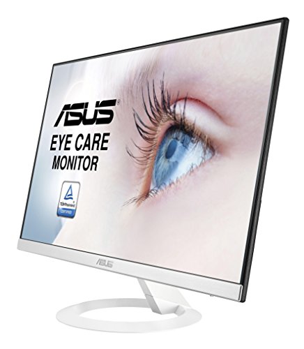 ASUS VZ249HE-W - Monitor fino de 23.8" Full HD (1920x1080, IPS, LED, 5 ms, HDMI, Eye care, antiparpadeo) Blanco