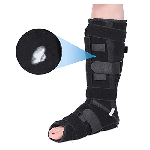 ASZX Ortesis Férula Nocturna, Fractura de Tobillo Refuerzo de la Bota, Soporte para la caída del pie, Tendonitis de Aquiles Fascitis Plantar Férula de Reposo,M