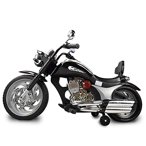 ATAA American Chopper - Negro -Moto de batería Infantil American Chopper con batería12v