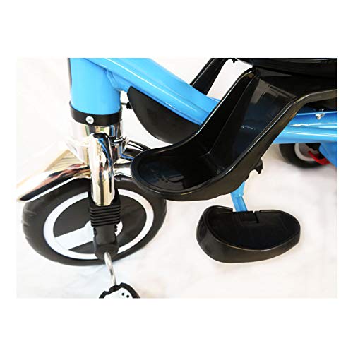 ATAA Baby Triciclo evolutivo 5 en 1 - Azul - Asiento Giratorio 360º - Ruedas eva antipinchazos y ultrasilenciosas