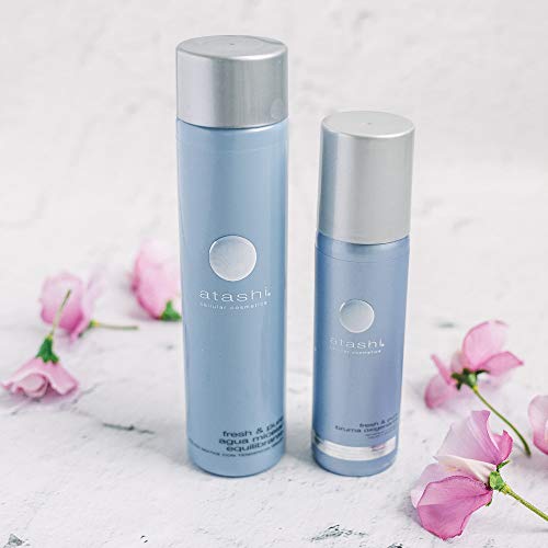 Atashi Fresh & Pure - Agua Micelar Facial | Limpia, Calma Y Respeta La Piel | Anti Envejecimiento | Limpiador Facial | Reduce Acné, Transparente, Floral, 150 Mililitro