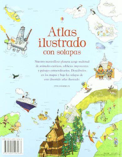 Atlas ilustrado con solapas (Solapas para aprender)