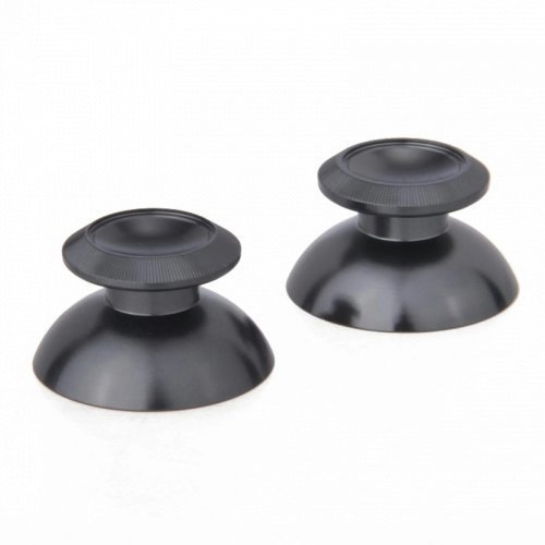 Aussel metal aluminio Thumbsticks Thumb grip Stick para PS4 Xbox un Game System Controller 2 en 1 negro