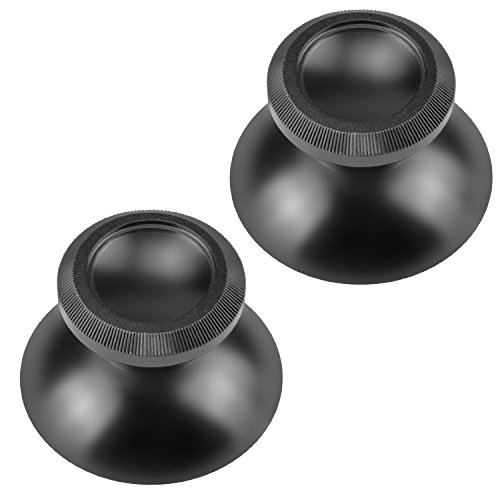 Aussel metal aluminio Thumbsticks Thumb grip Stick para PS4 Xbox un Game System Controller 2 en 1 negro