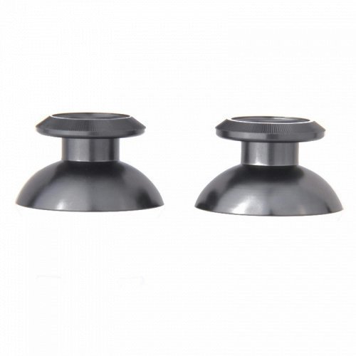 Aussel metal aluminio Thumbsticks Thumb grip Stick para PS4 Xbox un Game System Controller 2 en 1 negro