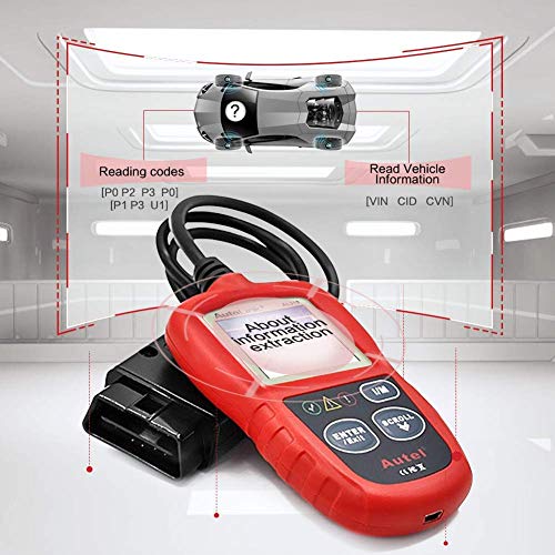 Autel Autolink AL319 Bus Can Diagnosis Multimarca 2 EOBD Auto Scanner Lee y Borra Códigos de Error de Automóviles con Interfaz Estandar OBD II 16 Pines, AL 319