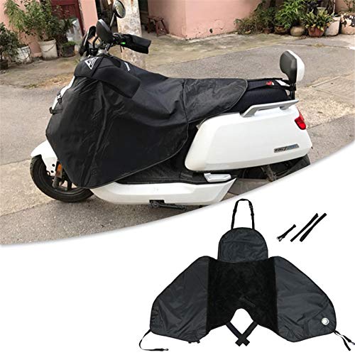 Awayhall Linuscud Cubre Piernas Universal para Scooter, Delantal Impermeable Cubre Piernas con Franja Reflectante Segura, Invierno Manta Térmica Cubre Piernas para Scooter Eléctricos Motos Coches