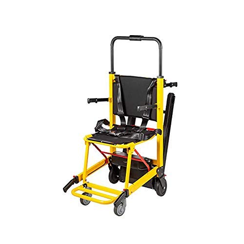 AWJ Silla de Ruedas eléctrica para Subir escaleras, 180Kg 396LBS Capacidad de Carga Silla de Escalera de evacuación Silla de Ruedas eléctrica Inteligente para Trabajo Pesado Silla de escale