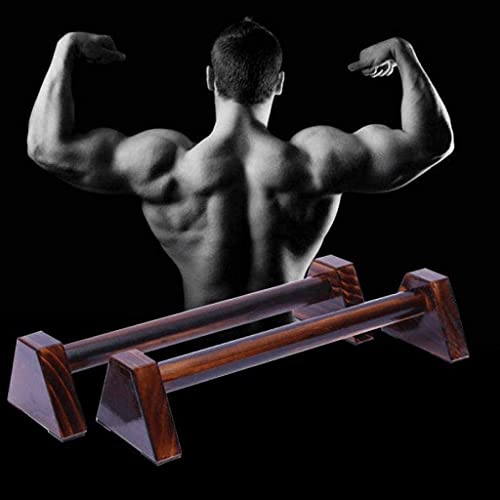 AYCPG LUCAR Stand Stand Stands Pushups Barras Personalizadas de Madera Push hacia Arriba Barras de Manos de Manos calistenics Handstand Solo manijas Dobles estantería de Cabeza Empuje Empuje