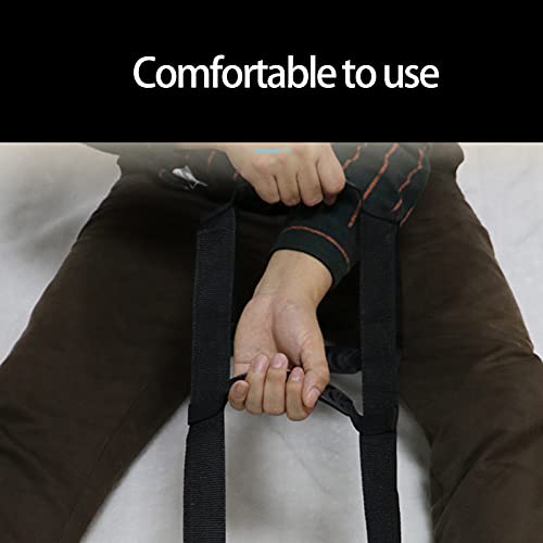 Ayuda con escalera de cama Pacientes postrados en cama Escalera de cuerda ajustable Cinturón de ayuda para levantarse para ancianos, enfermos, discapacitados 190cm × 23cm