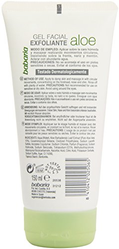 Babaria Gel Facial Exfoliante Aloe Vera - 150 ml