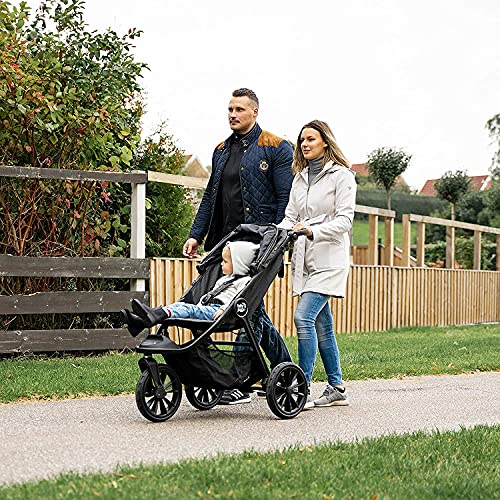 Baby Jogger 2117351 City Elite 2 - Cochecito plegable para cualquier tipo de terreno, 14,2 kg, color negro