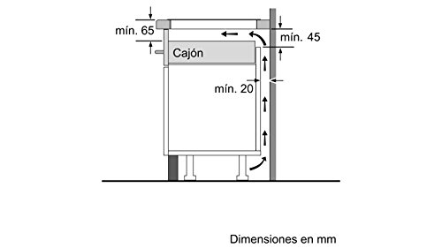 Balay 3EB930LQ - Placa modular de inducción, 2 Zonas, 30 cm, 175 Wh/kg , Negro, Control Deslizante con 17 niveles de cocción, Programación de tiempo de cocción