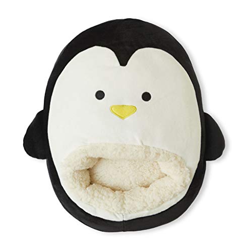 Balvi Calienta pies Pingu Color Negro Mantén Calientes Tus pies Bolsa Suave y cómoda con diseño Diver