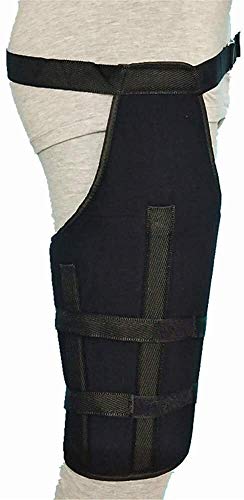 Banda de la hernia Femoral del muslo de fijación de la banda, postoperatoria Fijación Brace, cadera Fijación de la banda, compresión de la ingle Wrap Ligamento inguinal para la hernia. ( Size : L )