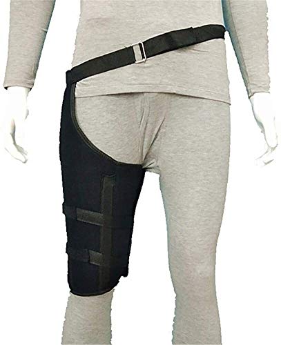 Banda de la hernia Femoral del muslo de fijación de la banda, postoperatoria Fijación Brace, cadera Fijación de la banda, compresión de la ingle Wrap Ligamento inguinal para la hernia. ( Size : L )