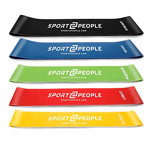 Bandas de ejercicio Sport2People de látex natural