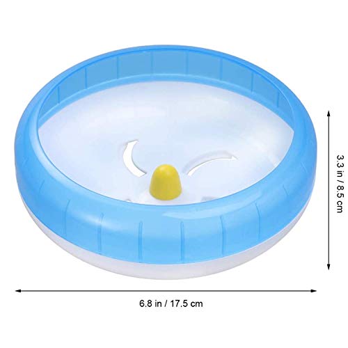 bangminda Rueda de Correr para Hámster Rueda de Ejercicio de Hámster 17,5cm Giratoria Hámster, Juguete Silencioso Giratorio con Soporte para Mascotas Pequeñas