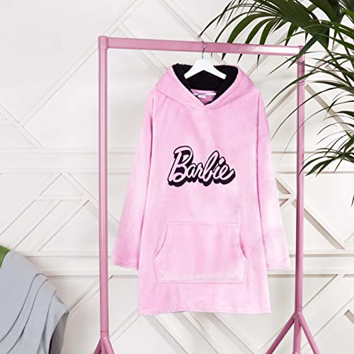 Barbie Sudadera Mujer Oversize Bata Manta Polar Mujer con Capucha