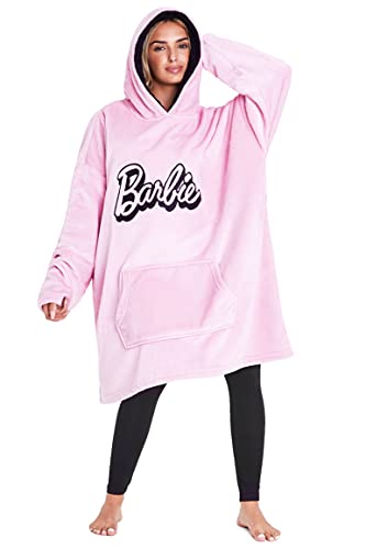 Barbie Sudadera Mujer Oversize Bata Manta Polar Mujer con Capucha