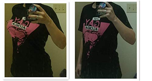 BaronHong Lesbiana Atractiva Camiseta Corset para marimachos, Larga de algodón, Puede ser usada externamente.