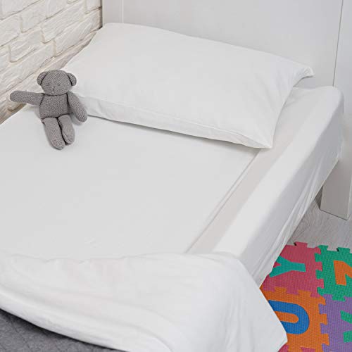 Barrera de Seguridad para Cama de Niños - Barandilla en Espuma con 100cm - Puede ser Utilizada por Adultos - Alternativa al Riel Portátil para llevar de Viaje con Funda Extraíble y Lavable - 1 Barrera