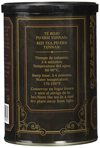 Barton - Té Rojo Pu-Erh Yunnan, 150 gr