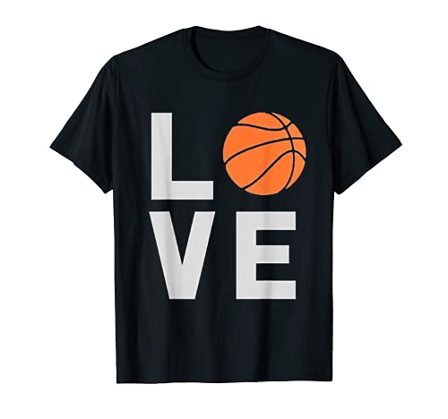 BasketBall Shirt for Teen Girls Boys Women Men- Love basket Camiseta