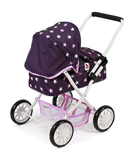 Bayer Chic 2000-Cochecito para muñecas Smarty, Color Morado (555-71)