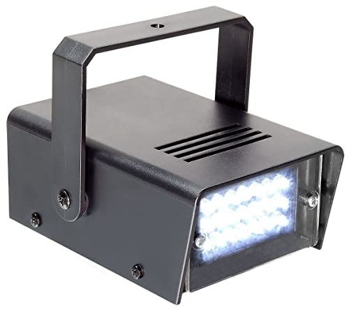 BeamZ 153.275 Negro estroboscopio y luz disco - Accesorio de discoteca (Negro, LED, 24 lámpara(s), Blanco, Corriente alterna, 10 W)