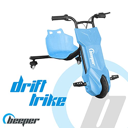 Beeper - Drift Trike eléctrico Infantil 12 V 100 W batería Plomo 7 Ah Color Rojo RDT100-B7