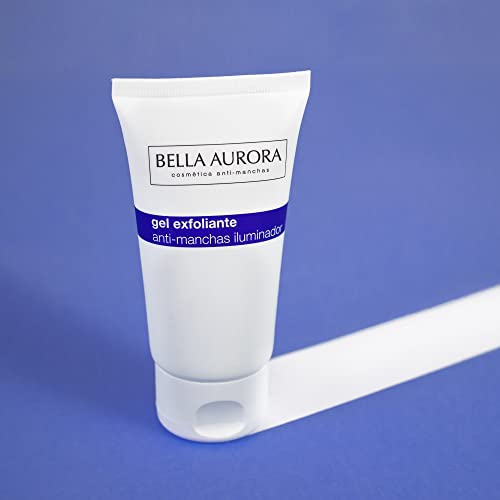 Bella Aurora Gel Exfoliante Facial Anti-Manchas | Limpia la Piel en Profundidad | Peeling Facial Enzimático para la Cara, 75 ml