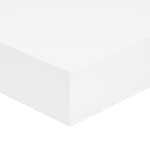 Belle Vous Bloques de Poliestireno Manualidades Rectangular (Pack de 3) 43 x 28 x 5 cm - Corchos Blancos Manualidades para Modelado, Proyectos Escolares, Esculturas, Arreglos Florales