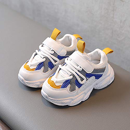 Berimaterry 0-7 Años Zapatillas niños y niñas Malla Transpirable Suela Suave Zapatillas Deportivas para Correr Deportivas niño Antideslizantes Patos Bebe Primeros Pasos Zapatos Colegio niño