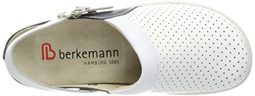 Berkemann Tec-Pro-brage, Zuecos de Trabajo Unisex Adulto, Blanco Weiß Ocean, 39.5 EU