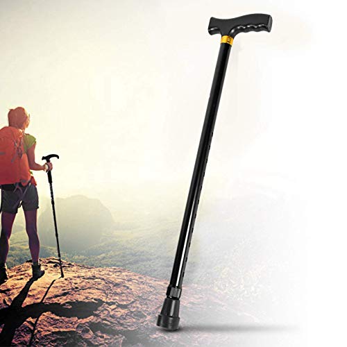 BERTY·PUYI Bastón Plegable para Caminar al Aire Libre, bastón de Trekking, cinturón Plegable para Caminar y Caminar para apoyar a Varios Grupos de Personas