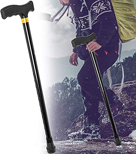 BERTY·PUYI Bastón Plegable para Caminar al Aire Libre, bastón de Trekking, cinturón Plegable para Caminar y Caminar para apoyar a Varios Grupos de Personas