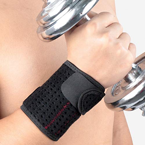 BESPORTBLE Muñequera Ajustable Muñequera Muñequera Muñequera Protector de Muñeca para Hombres Mujeres Ejercicio Entrenamiento Baloncesto Gimnasio Recuperación de Lesiones Suministros