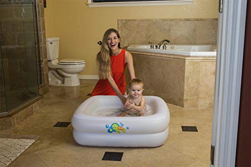 Bestway 51116 - Piscina Hinchable Infantil Bañera Bebé 86x86x25 cm